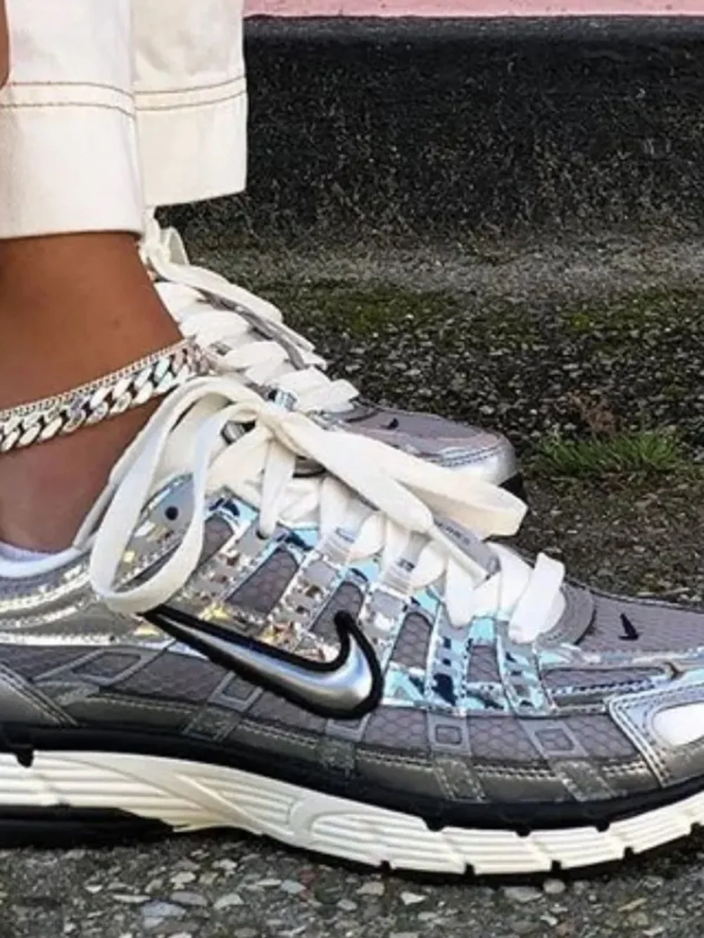 Nike P-6000 Metallic Silver